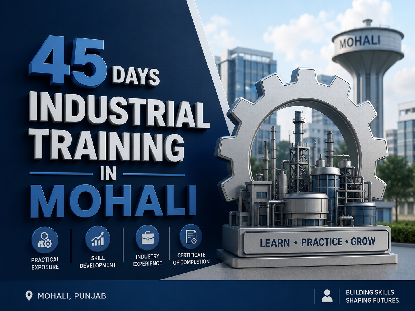 45 days Industrial training in Mohali