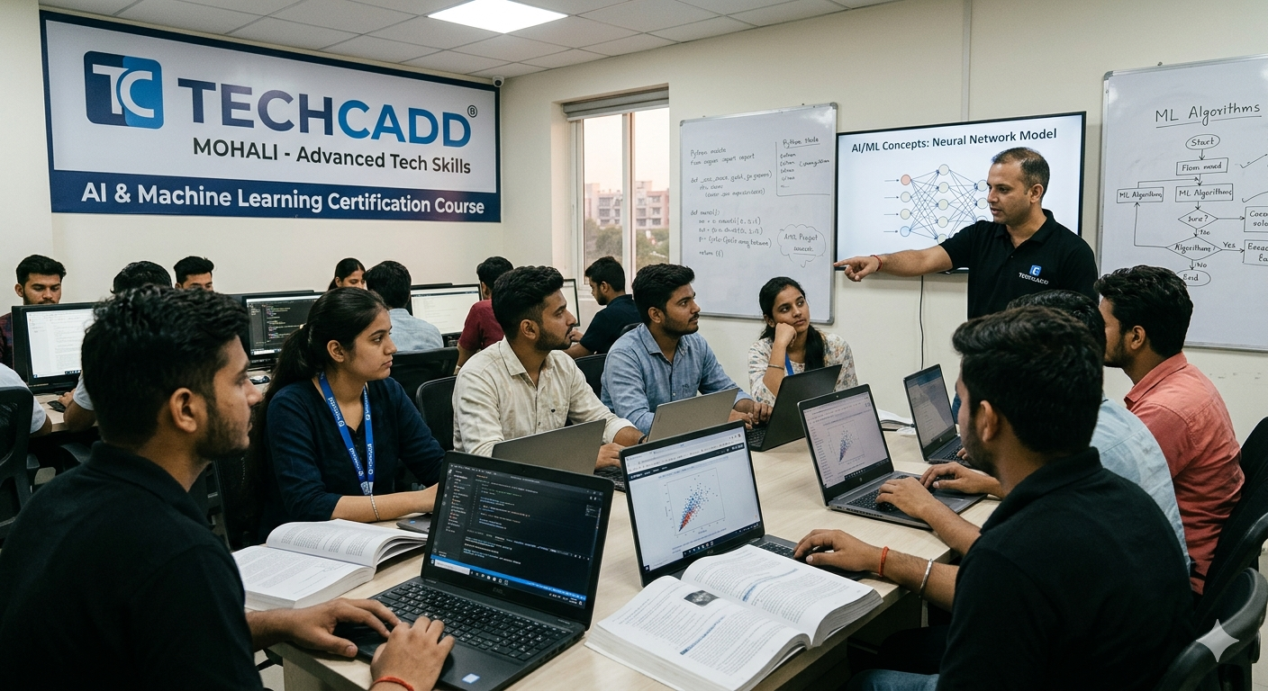 Best AI & Machine Learning (AIML) Course in Mohali – TechCadd Institut